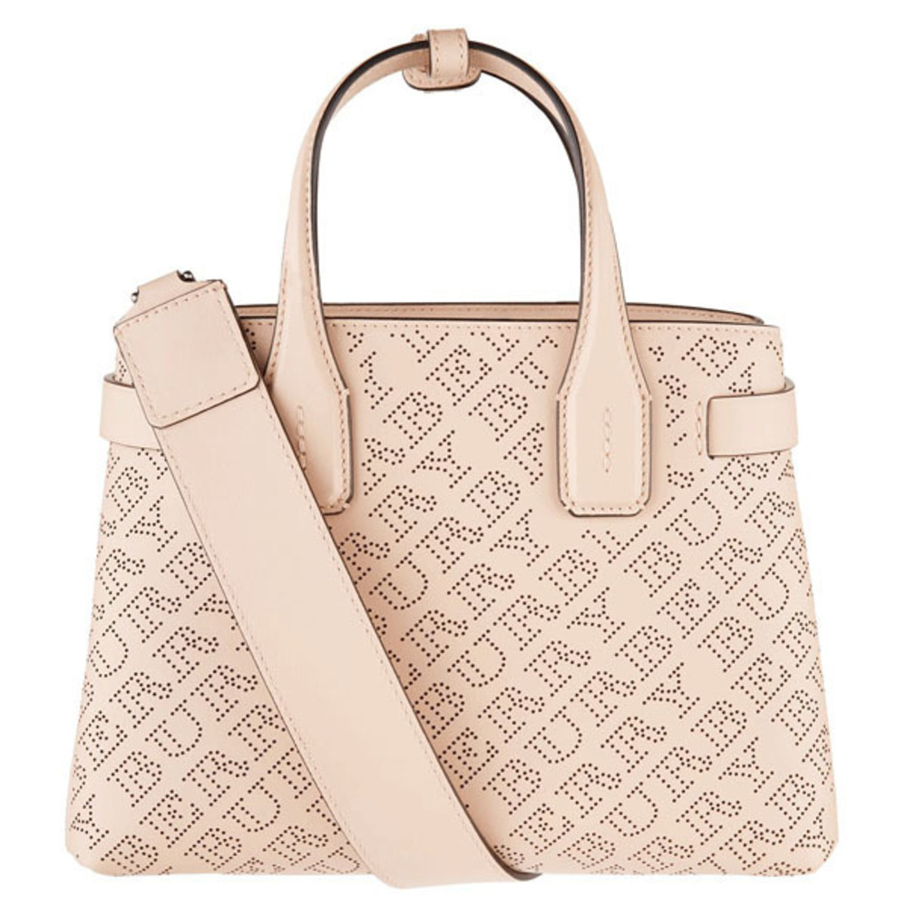 Burberry London Outlet Leather Tote Bag Pink